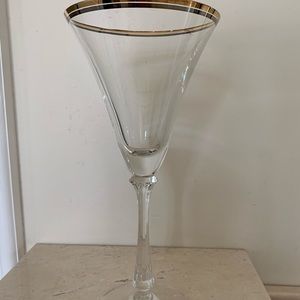 VINTAGE OSCAR DE LA RENTA CRYSTAL STEMWARE
